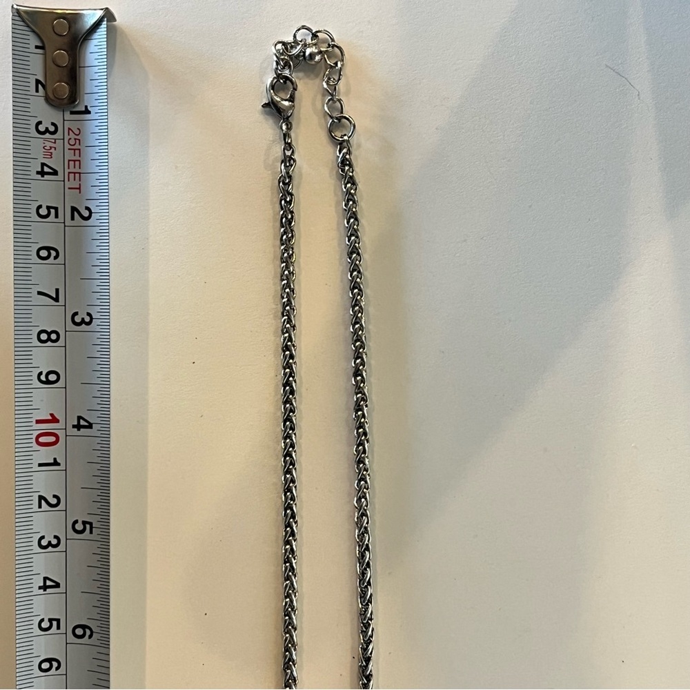 Bohemian Pink Stone Statement Necklace with Charms - Picture 12 of 16